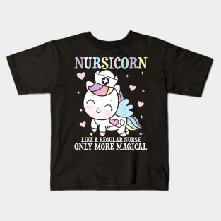 Nursicorn - Funny Nurse Kids T-Shirt